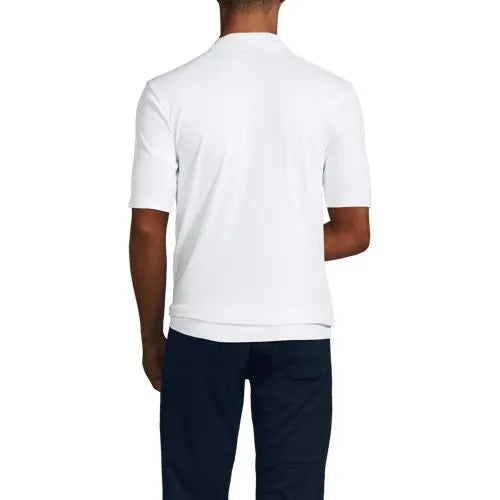 Men's Short Sleeve Banded Bottom Polo Shirt