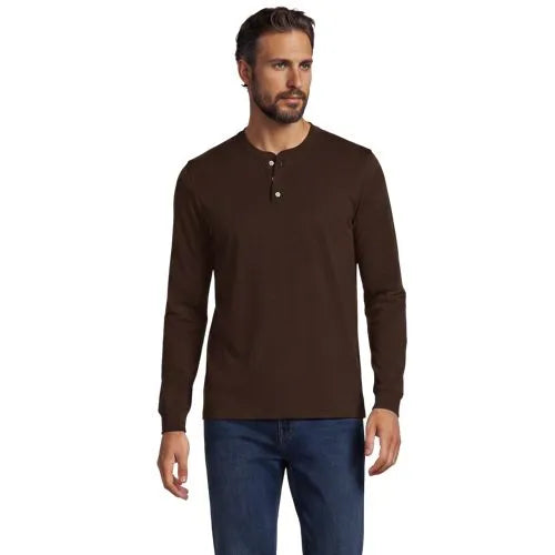 Men's Super-T Long Sleeve Henley Shirt