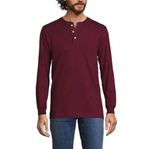 Men's Super-T Long Sleeve Henley Shirt