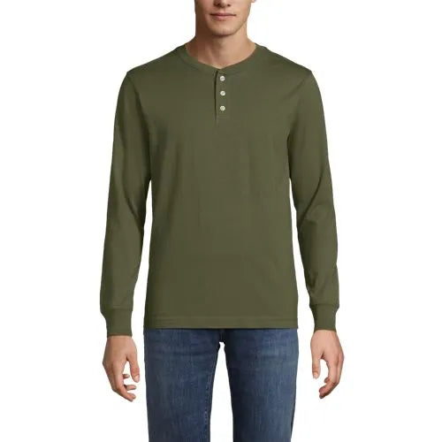 Men's Super-T Long Sleeve Henley Shirt