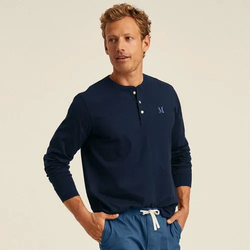 Men's Super-T Long Sleeve Henley Shirt