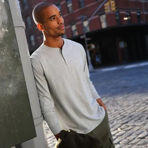 Men's Super-T Long Sleeve Henley Shirt