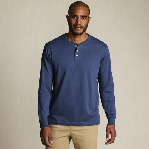 Men's Super-T Long Sleeve Henley Shirt