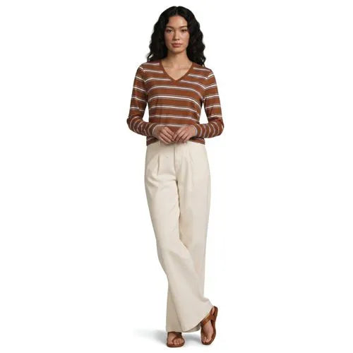 Supima Cotton Long Sleeve V-Neck T-Shirt