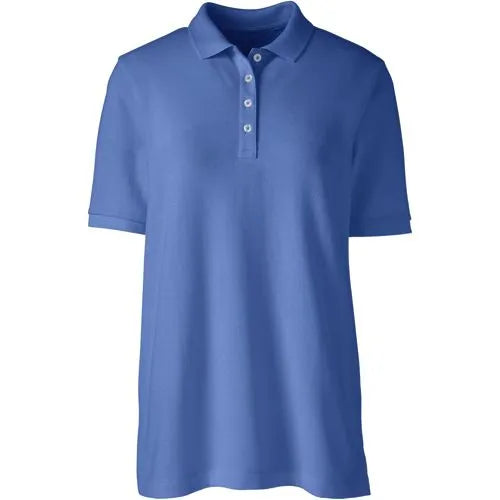 Women's Banded Short Sleeve Mesh Polo