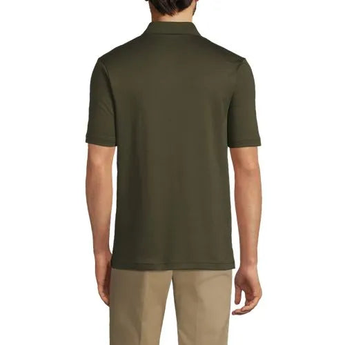 Men's Short Sleeve Cotton Supima Polo Shirt with Pocket