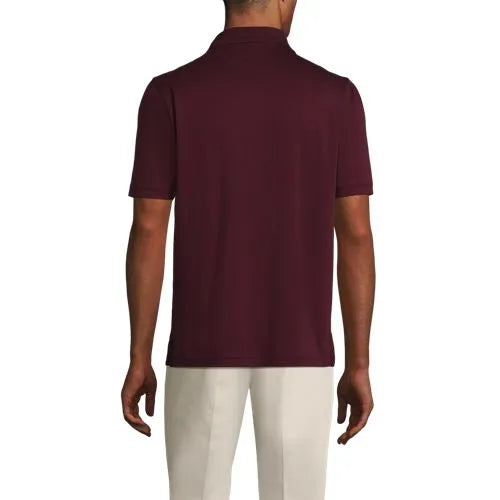 Men's Short Sleeve Cotton Supima Polo Shirt with Pocket