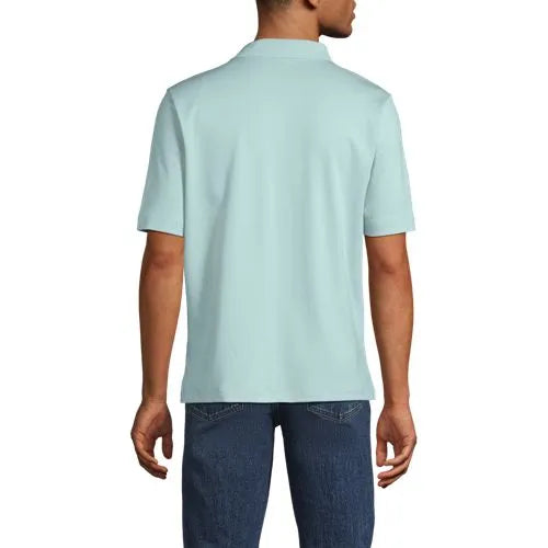Men's Short Sleeve Cotton Supima Polo Shirt with Pocket