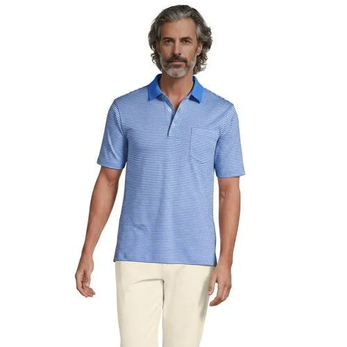 Men's Short Sleeve Cotton Supima Polo Shirt with Pocket