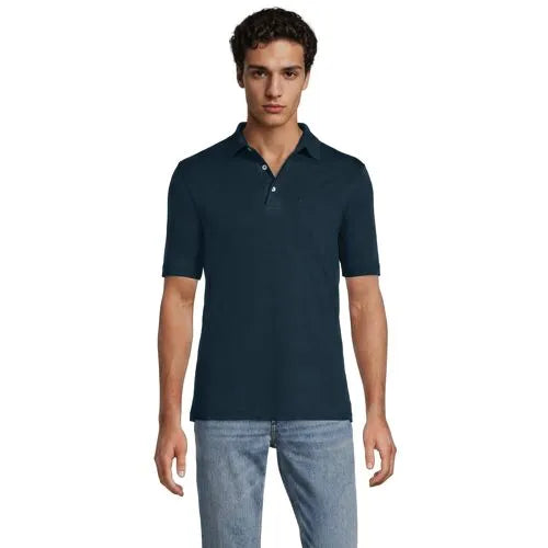 Men's Short Sleeve Cotton Supima Polo Shirt with Pocket