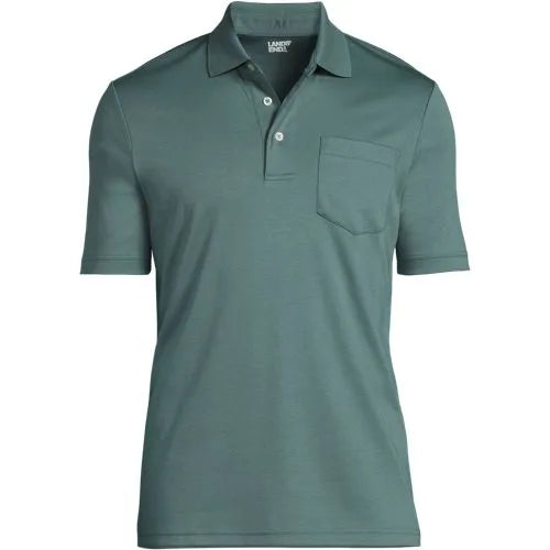 Men's Short Sleeve Cotton Supima Polo Shirt with Pocket