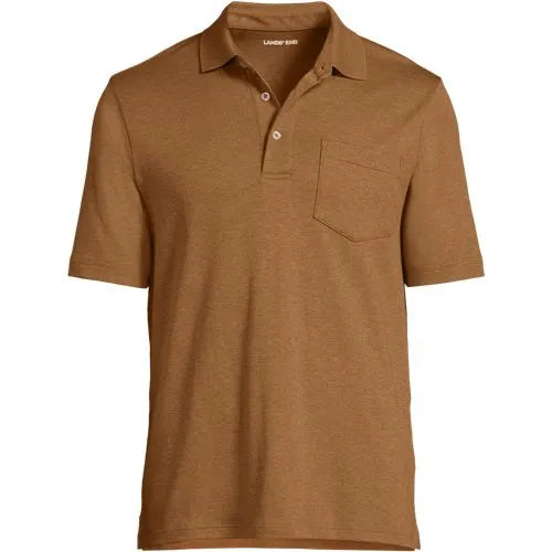 Men's Short Sleeve Cotton Supima Polo Shirt with Pocket