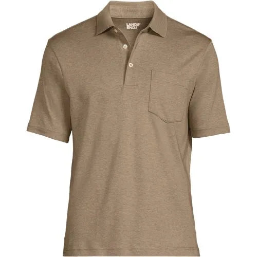 Men's Short Sleeve Cotton Supima Polo Shirt with Pocket