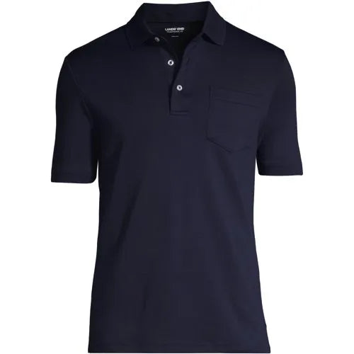 Men's Short Sleeve Cotton Supima Polo Shirt with Pocket