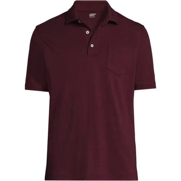 Men's Short Sleeve Cotton Supima Polo Shirt with Pocket