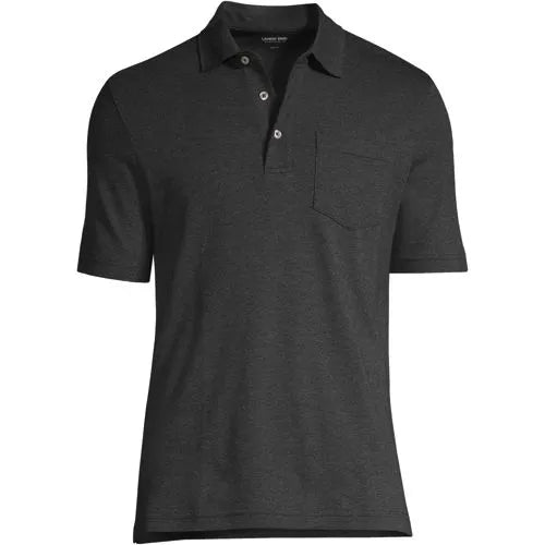 Men's Short Sleeve Cotton Supima Polo Shirt with Pocket