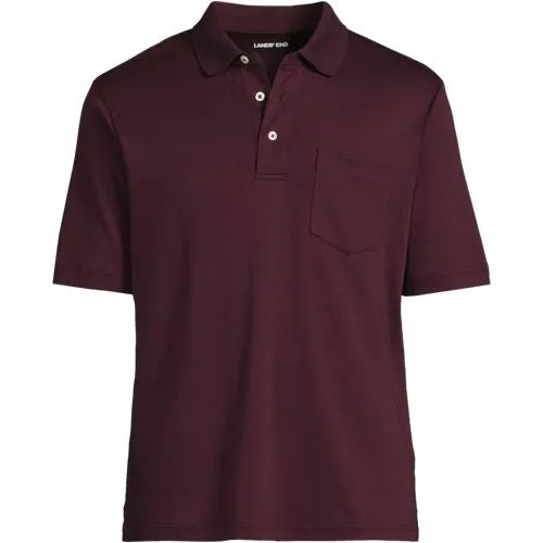 Men's Short Sleeve Cotton Supima Polo Shirt with Pocket