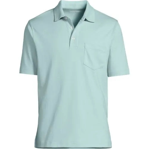 Men's Short Sleeve Cotton Supima Polo Shirt with Pocket