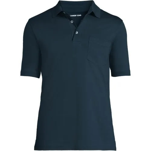 Men's Short Sleeve Cotton Supima Polo Shirt with Pocket