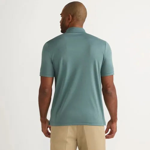 Men's Short Sleeve Cotton Supima Polo Shirt with Pocket