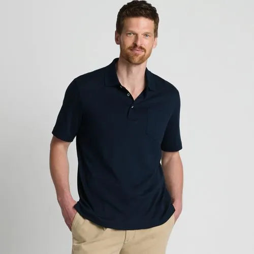 Men's Short Sleeve Cotton Supima Polo Shirt with Pocket