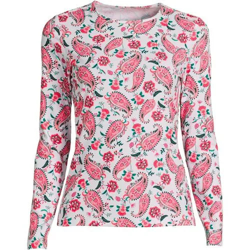Women's SunShade UPF 50 Long Sleeve Rash Guard Swim Tee