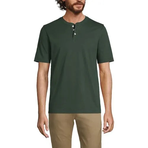 Men's Short Sleeve Super-T Henley
