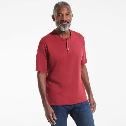 Men's Short Sleeve Super-T Henley