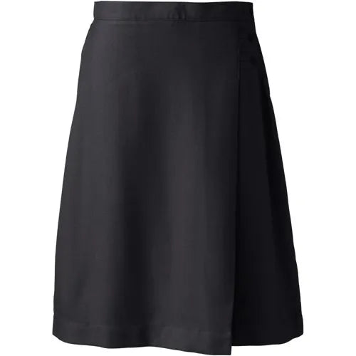 Women's Solid A-line Skirt Below the Knee