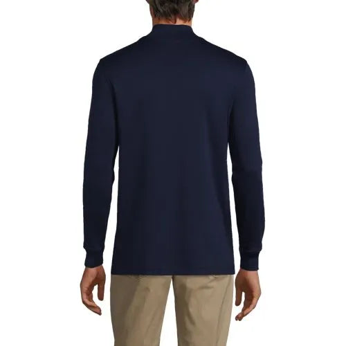 Men's Cotton Supima Mock Turtleneck
