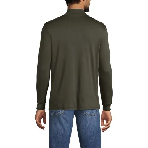 Men's Cotton Supima Mock Turtleneck