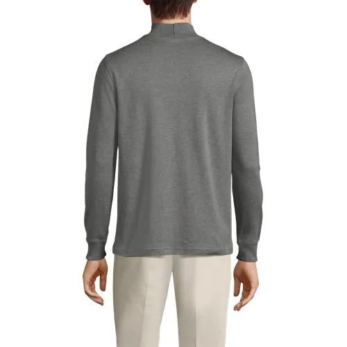 Men's Cotton Supima Mock Turtleneck