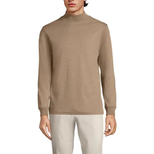 Men's Cotton Supima Mock Turtleneck