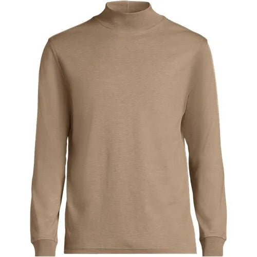 Men's Cotton Supima Mock Turtleneck