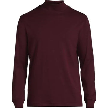 Men's Cotton Supima Mock Turtleneck