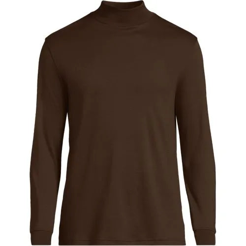 Men's Cotton Supima Mock Turtleneck