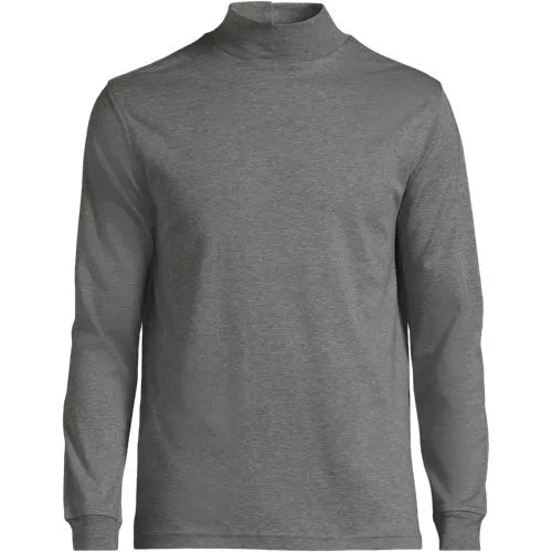 Men's Cotton Supima Mock Turtleneck