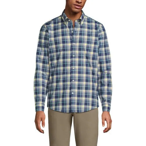Men's Traditional Fit No Iron Twill Shirt