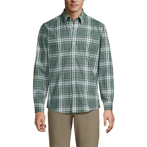 Men's Traditional Fit No Iron Twill Shirt