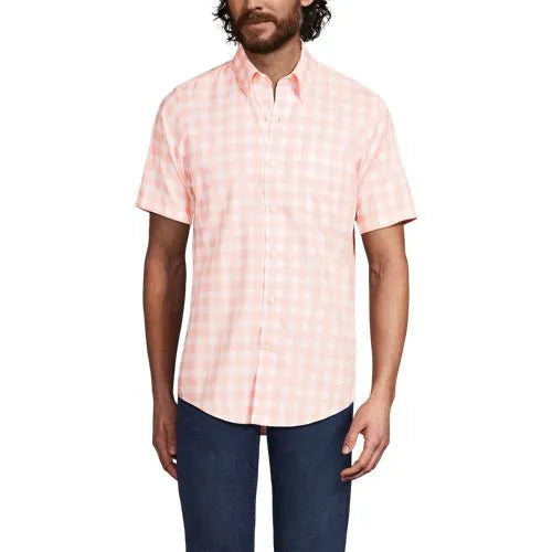 Men's Short Sleeve No Iron Twill Shirt