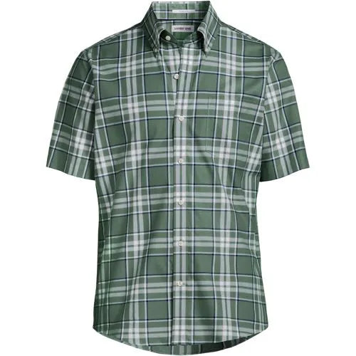 Men's Big and Tall Short Sleeve No Iron Twill Shirt