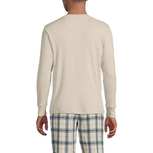 Men's Knit Rib Pajama Henley