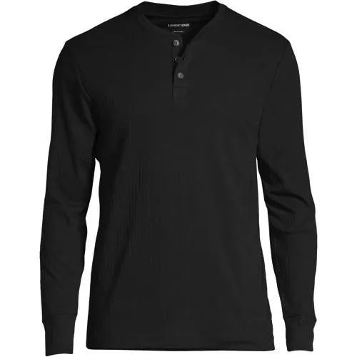 Men's Knit Rib Pajama Henley