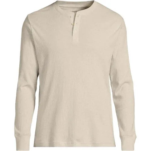 Men's Knit Rib Pajama Henley