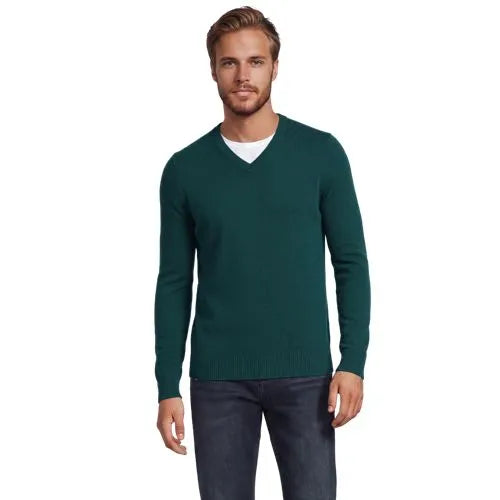 Men's Fine Gauge Cashmere V-neck Sweater