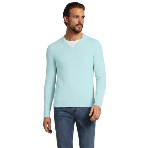 Men's Fine Gauge Cashmere V-neck Sweater
