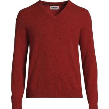 Men's Fine Gauge Cashmere V-neck Sweater