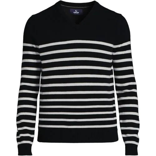 Men's Fine Gauge Cashmere V-neck Sweater