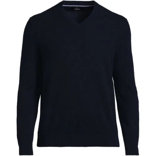 Men's Fine Gauge Cashmere V-neck Sweater