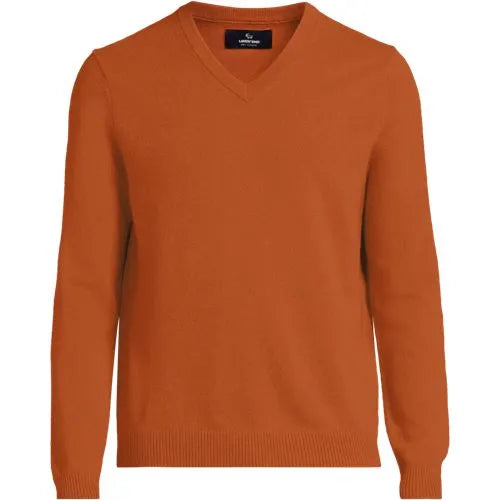 Men's Fine Gauge Cashmere V-neck Sweater